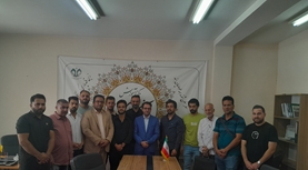 دیدار شرکت کنندگان در دوره فشرده آموزش زبان فارسی با آقای دکتر نبی لو رئیس محترم مرکز آموزش زبان فارسی